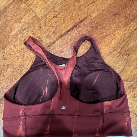 Lululemon Sz 12 Wunder Train Longline Bra Medium Support C/D Cup - Picture 2 of 3